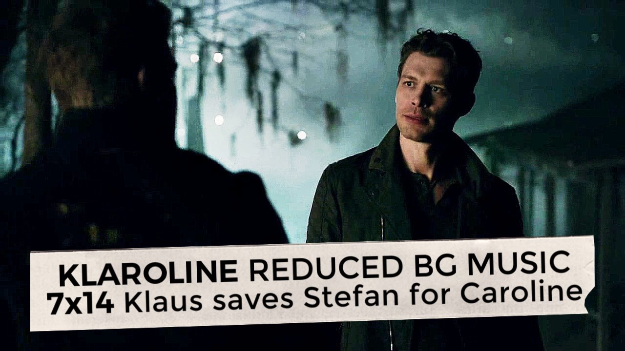 Klaus and Stefan 7x14 "Klaus saves Stefan for Caroline" (reduced BG