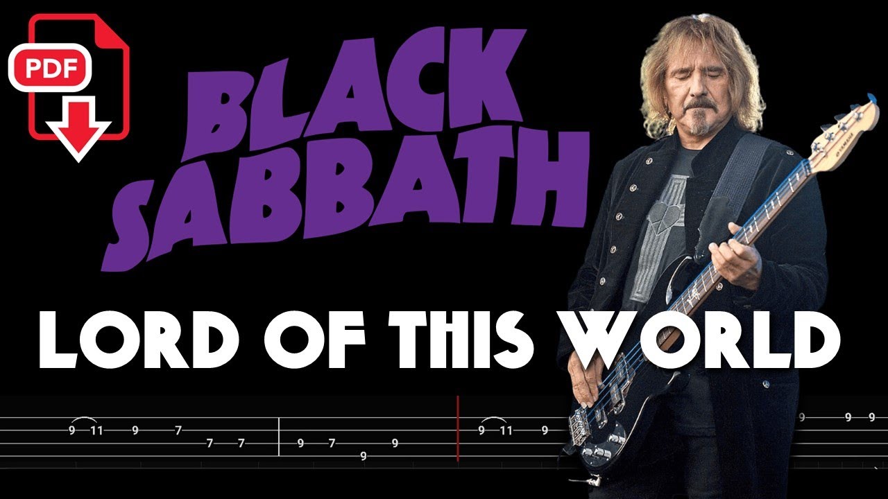Black Sabbath – Lord of This World (🔴Bass Tabs | Notation) @ChamisBass ...