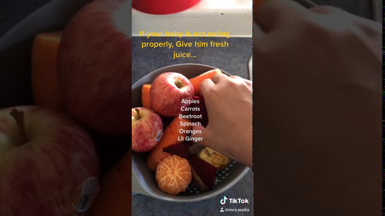 Yes you can give fresh juice to you baby, and its healthy also👍🏻Try it