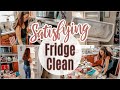 Real Life Mess Fridge Deep Clean and Organize / Let's Clean Together! (Too Depressed To Clean House)