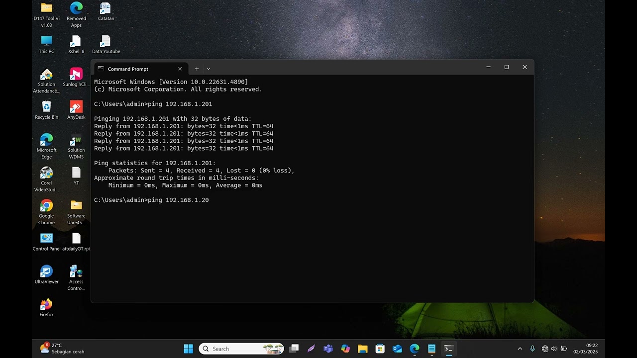 NEW SOLUTION C3 || Cara Merubah IP Address Mesin Solution C3 Menggunakan Aplikasi Access Controll