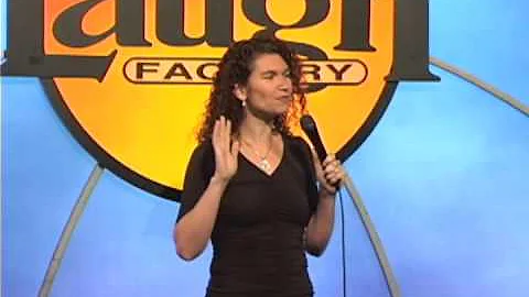 Julie Stein at the Laugh Factory