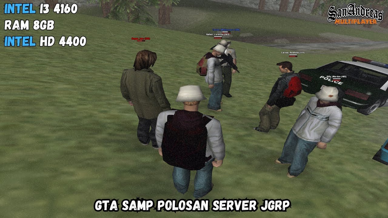 GTA SAMP Polosan Server JGRP On I3 4160 Intel HD 4400 Ram 8GB || Test Game I3 4160 HD 4400 #1