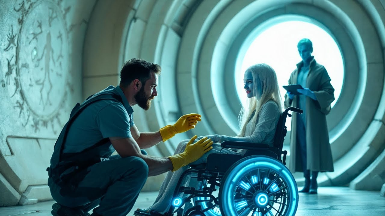 Alien-Milliardärin Sah, Wie Ein Menschlicher Hausmeister Ihr Krankes Kind Pflegte–Dann Handelte Sie…