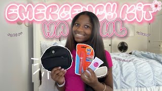 EMERGENCY KIT HAUL!! ྀིྀི🚨💊🩹| High school essentials|| JORDYNNSAMIYA