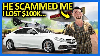 I Lost $100,000 After This Customer Scammed Me in Car for Sale Sim