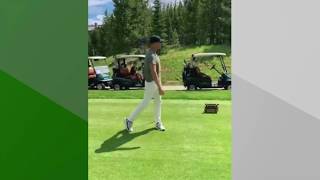 Tom Brady curses in front of kids on the golf course
