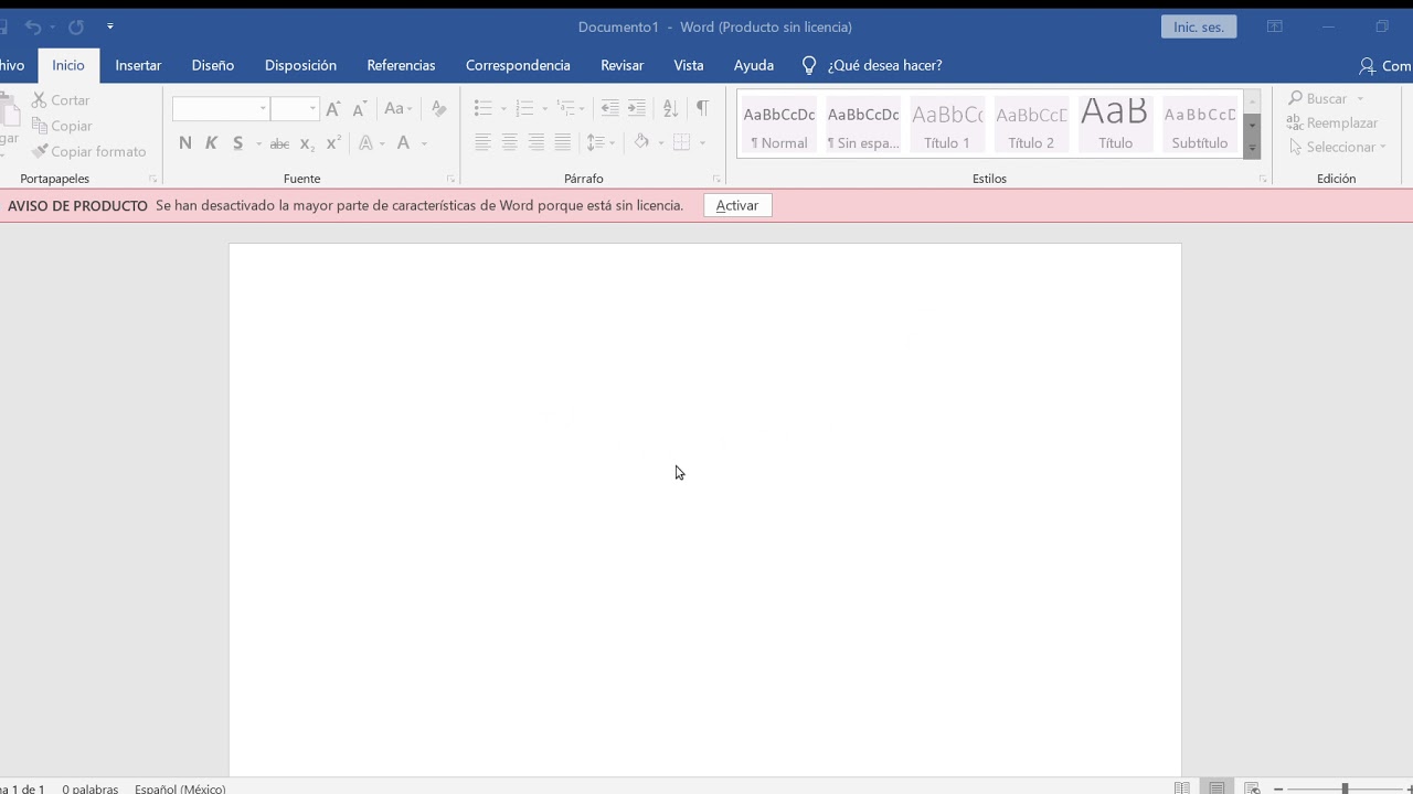 Documento1 Word Producto sin licencia 2018 12 14 16 02 34 - YouTube
