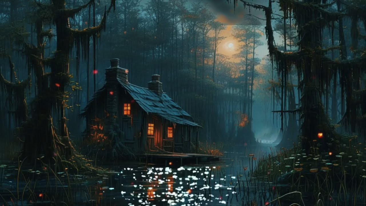 Night Summer Nature Sounds, Frogs & Crickets Conversation | Binaural Night Atmosphere | 3 Hours