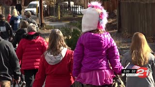 Hundreds gather to honor veterans in Bend's Impromptu Veterans Day Parade