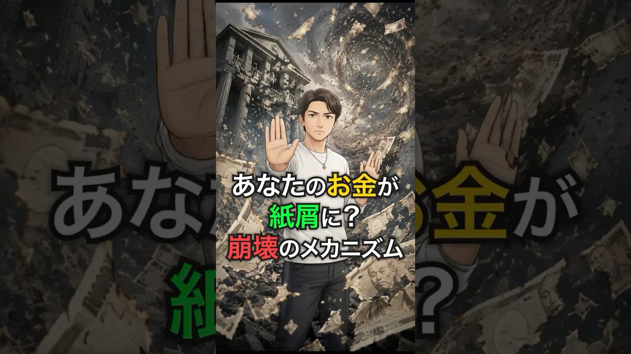 あなたのお金が紙屑に?崩壊のメカニズム #金融崩壊 #未来予測 #新時代