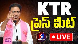 🔴LIVE : KTR Sensational Press Meet At Telangana Bhavan || KCR || Harish Rao || Signal TV Telugu