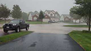 Another classic Midwest SEVERE WARNED THUNDERSTORM, August 28th, 2022