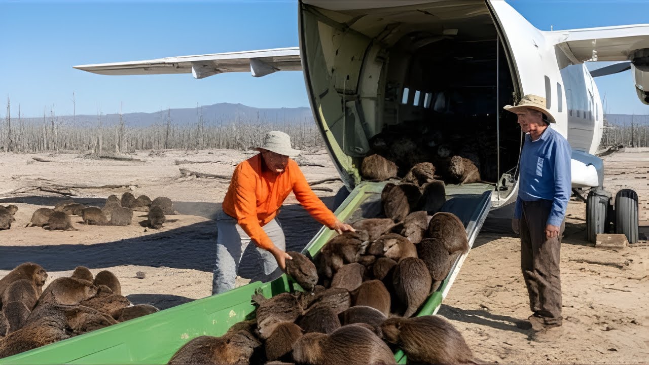 Postawili setki bobrów na martwej ziemi bez wody, a po kilku latach efekt był niesamowity