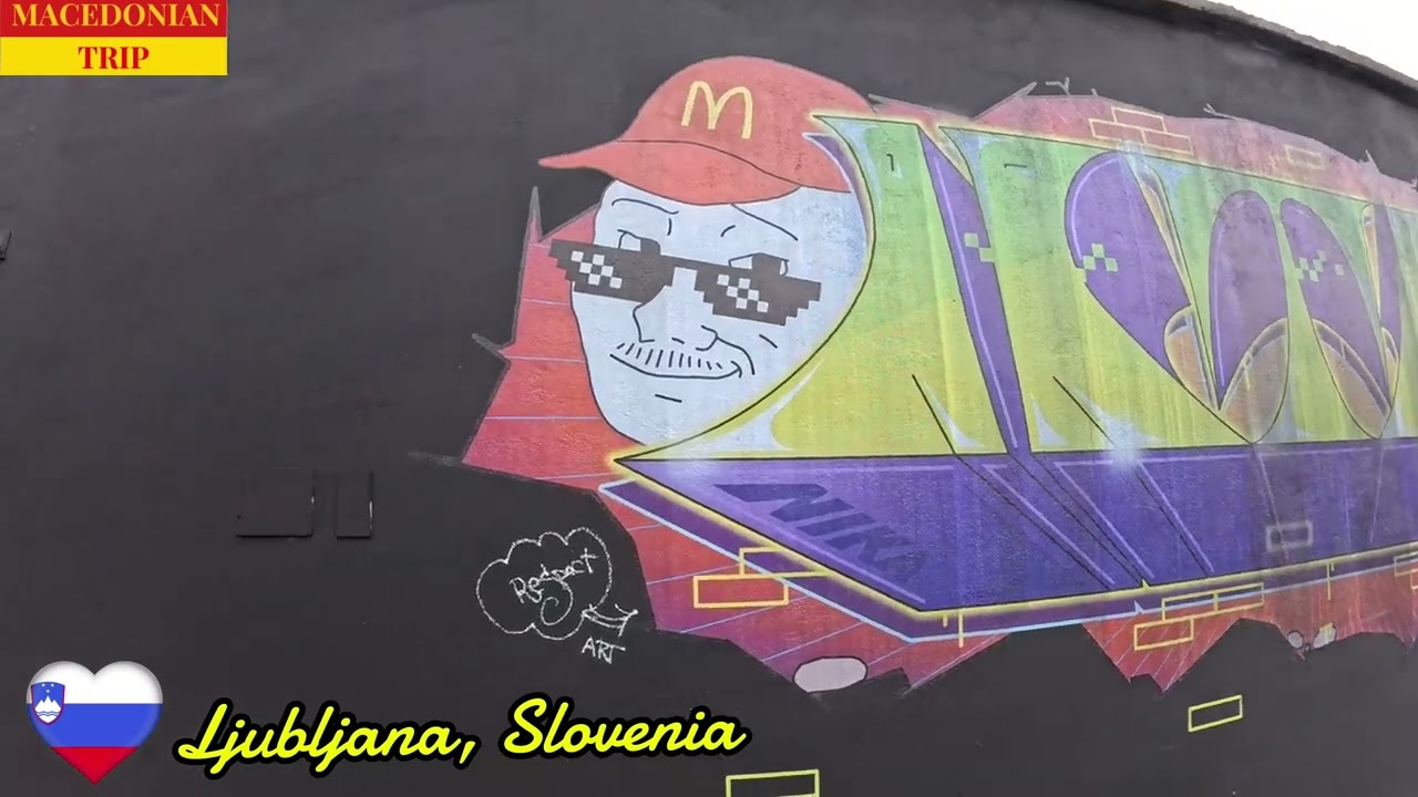 Metelkova Ljubljana 🇸🇮 | The Most Alternative & Crazy Street Art Place in Slovenia (4K Walk)