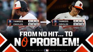 Orioles BREAK UP the no-hitter and then TAKE THE LEAD in the 7th! 😱🔥 (Ft. Rutschman, Mayo!)