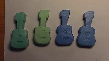 Soap guitar carving