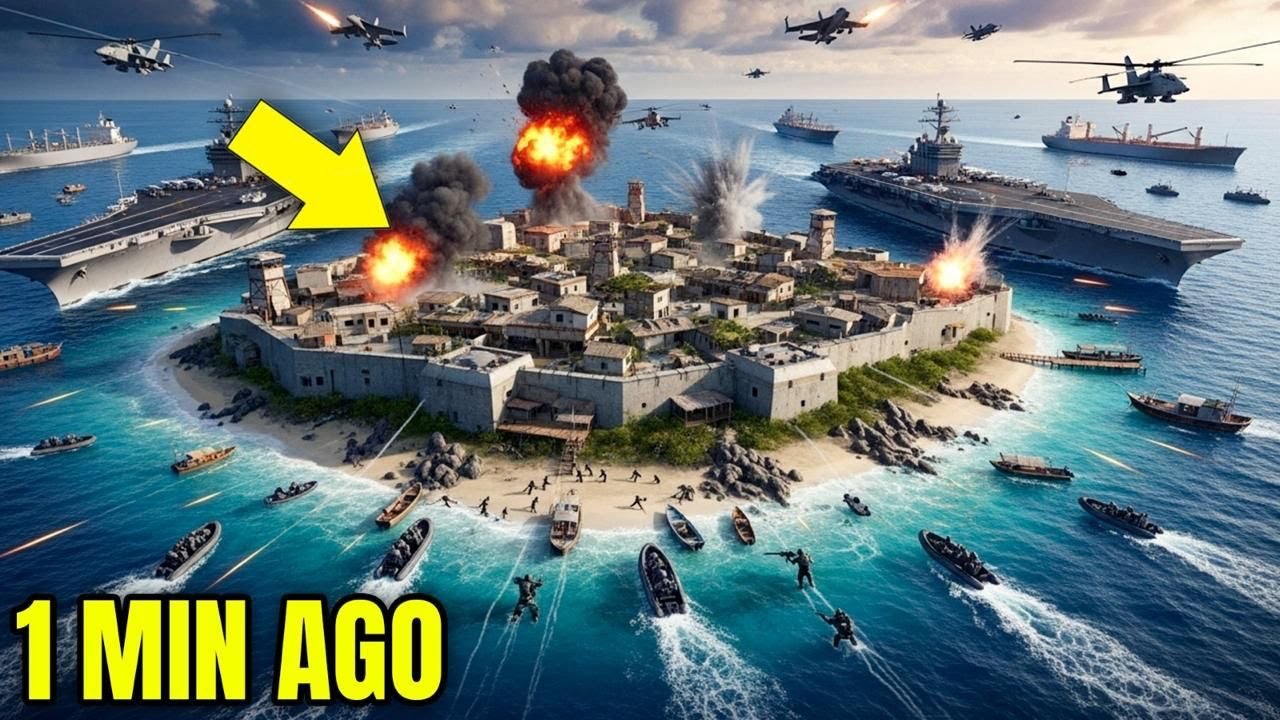 US Navy Crushes Somali Pirate Fortress Worth $950M — 312 Hostages Rescued at Sea | US Navy