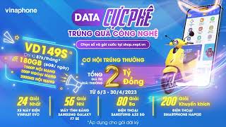 CƠ HỘI TRÚNG QUÀ LỚN KHI ĐĂNG KÝ GÓI VD149S VINAPHONE