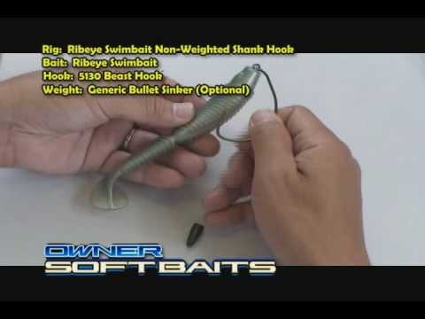 Ribeye Swimbait - Owner Soft Baits by Owner Hooks 