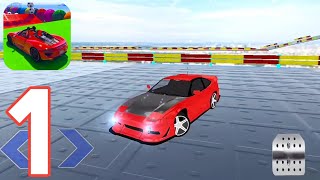 Superhero Car Racing Stunts Limits - Gameplay Android - level 1-2-3 screenshot 4