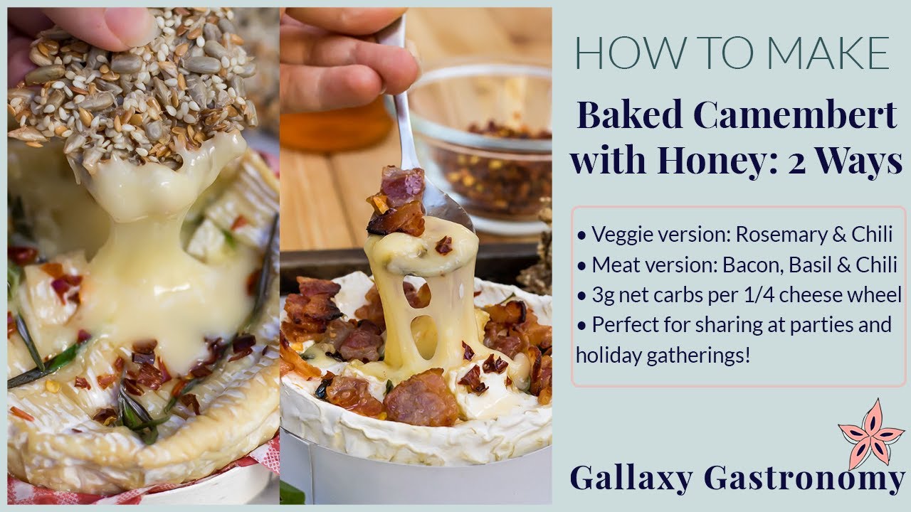 Baked Camembert with Honey Recipe - Hint of Healthy