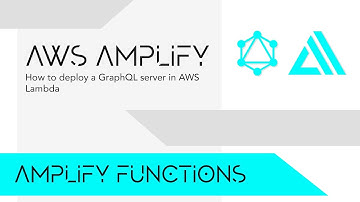How to deploy an Apollo GraphQL server running in AWS Lambda with Amplify Functions