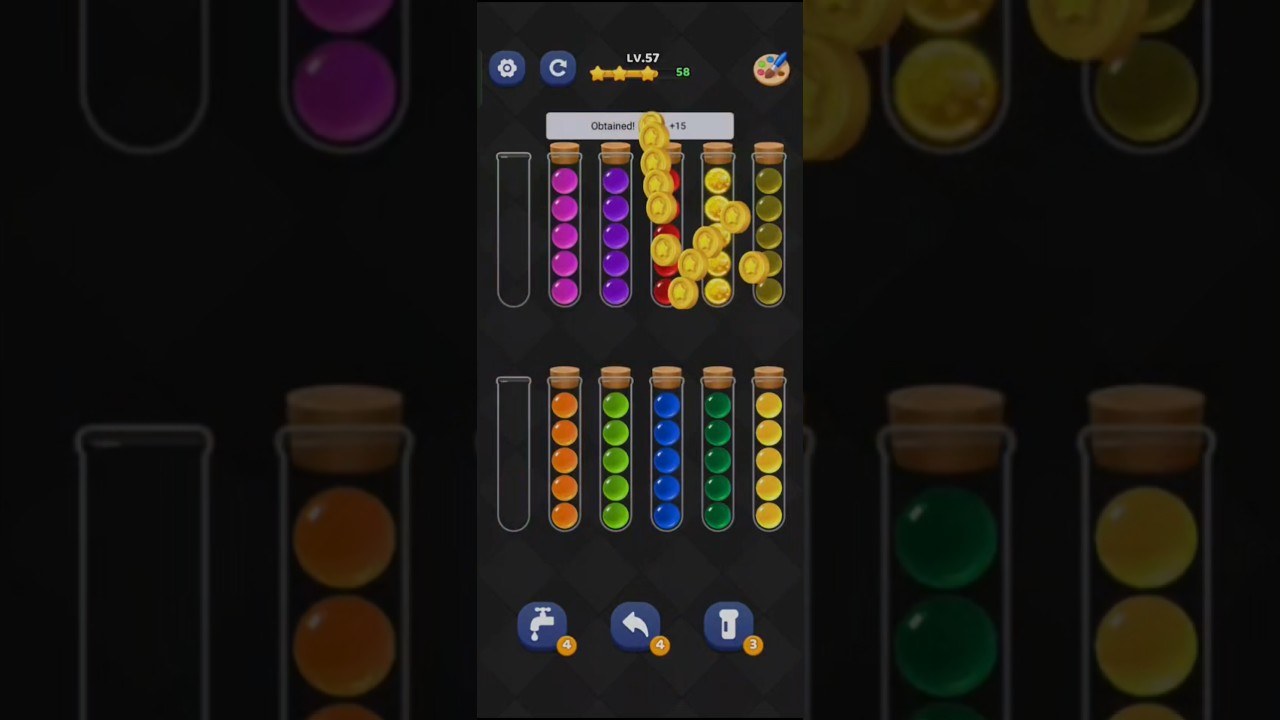 Save coins to buy the new ball 