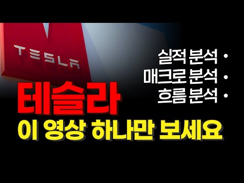 [미국주식] 테슬라 실적 발표 후 하락! 지금이 매수 타이밍 일까? TESLA / TSLA / 나스닥 / QQQ