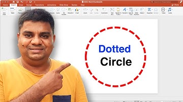 How To Make a Dotted Circle In PowerPoint (PPT Slide)