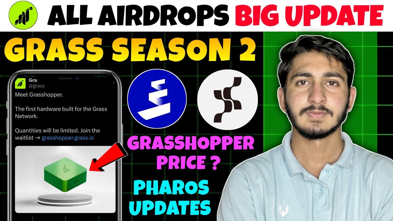 Grass Airdrop season 2 update | Pharos Tesnet Airdrop update | Xenea Airdrop Listing date