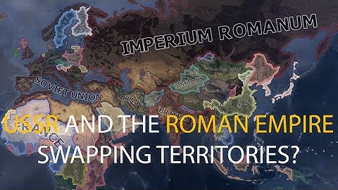 HOI4 Timelapse - What if the Soviet Union and the Roman Empire swapped their territories in WW2?