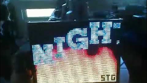 LED Matrix with homebrew gaming computer