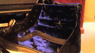 VANS x Supreme Sk8-Hi Pro - (Velvet) Blue colorway - 9-20-13