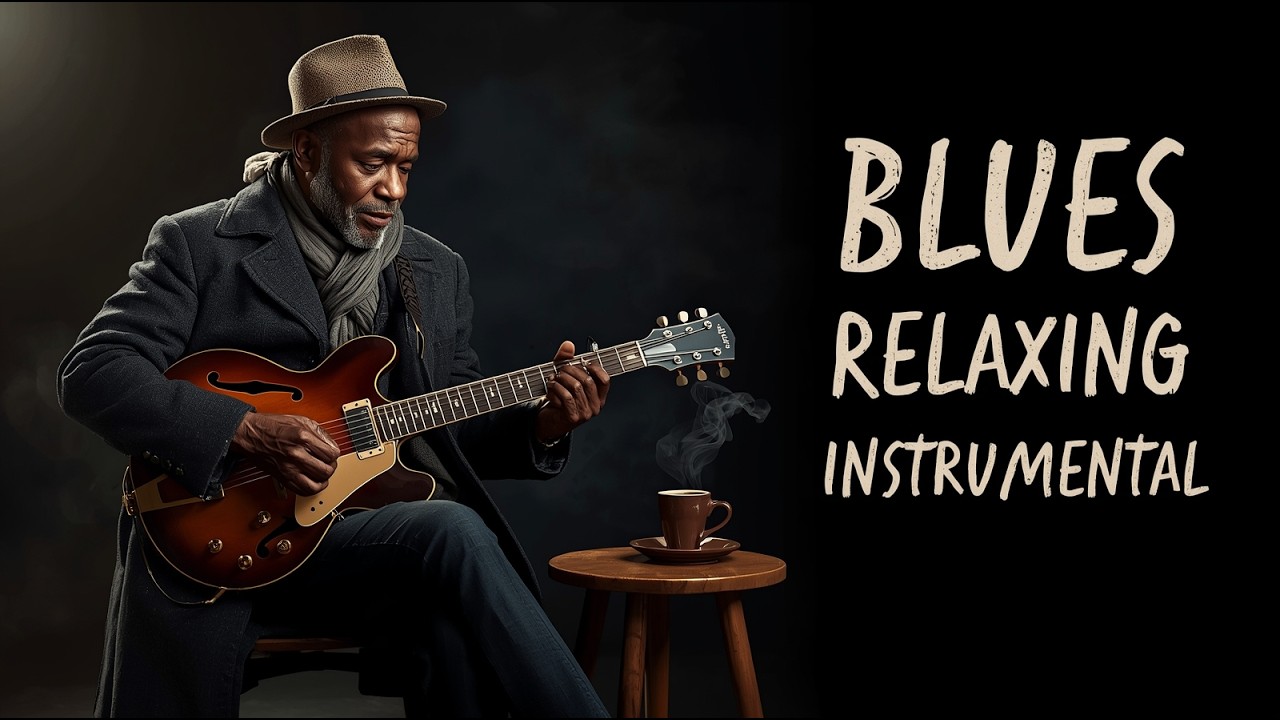 Deep Blues Moonlight – Slow & Soulful Guitar Instrumental #576