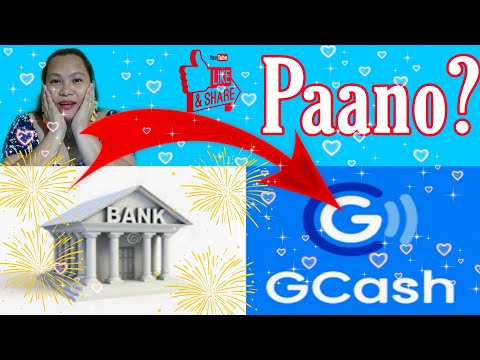 How to transfer money from my bank to my gcash Tagalog tutorial