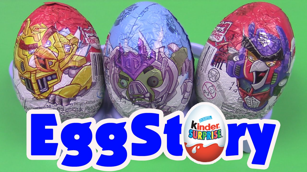 ANGRY BIRDS Transformers Surprise Eggs for Kids!
