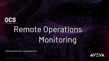 OCS Remote Operations Monitoring Overview