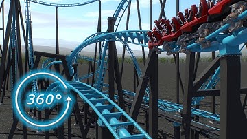 360 VIDEO | Vekoma 10 inversion concept POV | FVD++ | NoLimits 2 | 60fps | 4K | 3D