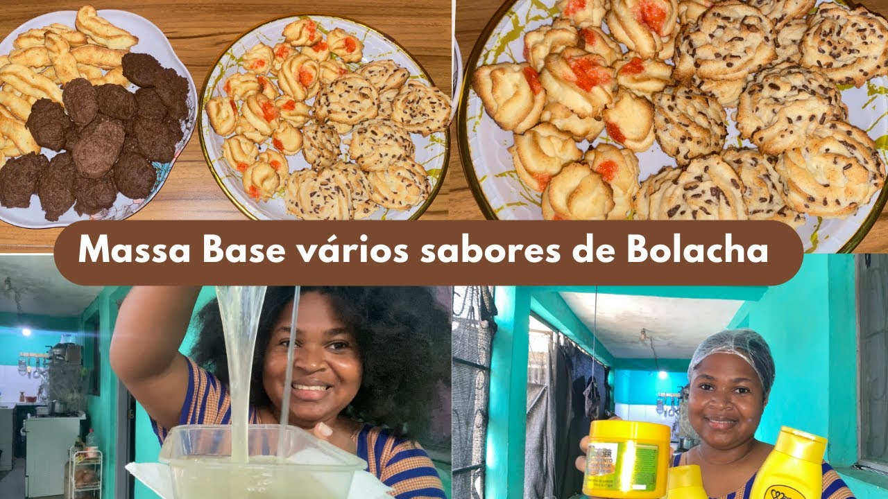 ÚNICA BASE VÁRIOS SABORES DE BOLACHA FÁCIL PARA VENDER E SURPREENDER | CUIDADOS COM O MEU CABELO 🇲🇿