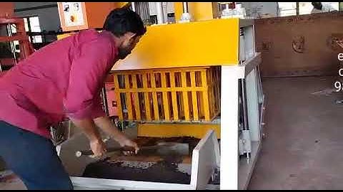 Hollow Block  Making Machine Double Vibrator 860mm Model Heavy Duty Type