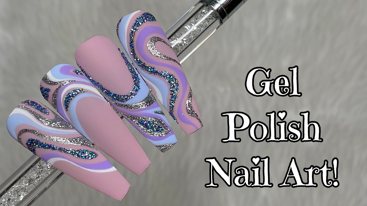 Gel Polish Nail Art | Madam Glam | Nail Art - YouTube
