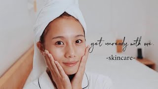 【スキンケア】初めてのget unready with me！