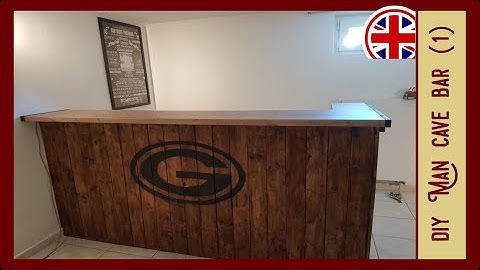 Homemade bar for your Man Cave (Part 1) | DIY bar