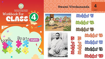 Swami Vivekananda | Worksheets | Unit 4 | English | AP DSC 2024 Textbooks