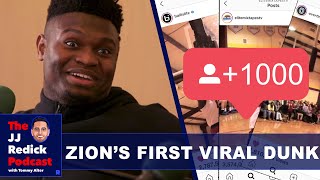 Zion Williamson Recalls His First Viral Dunk The Ringer