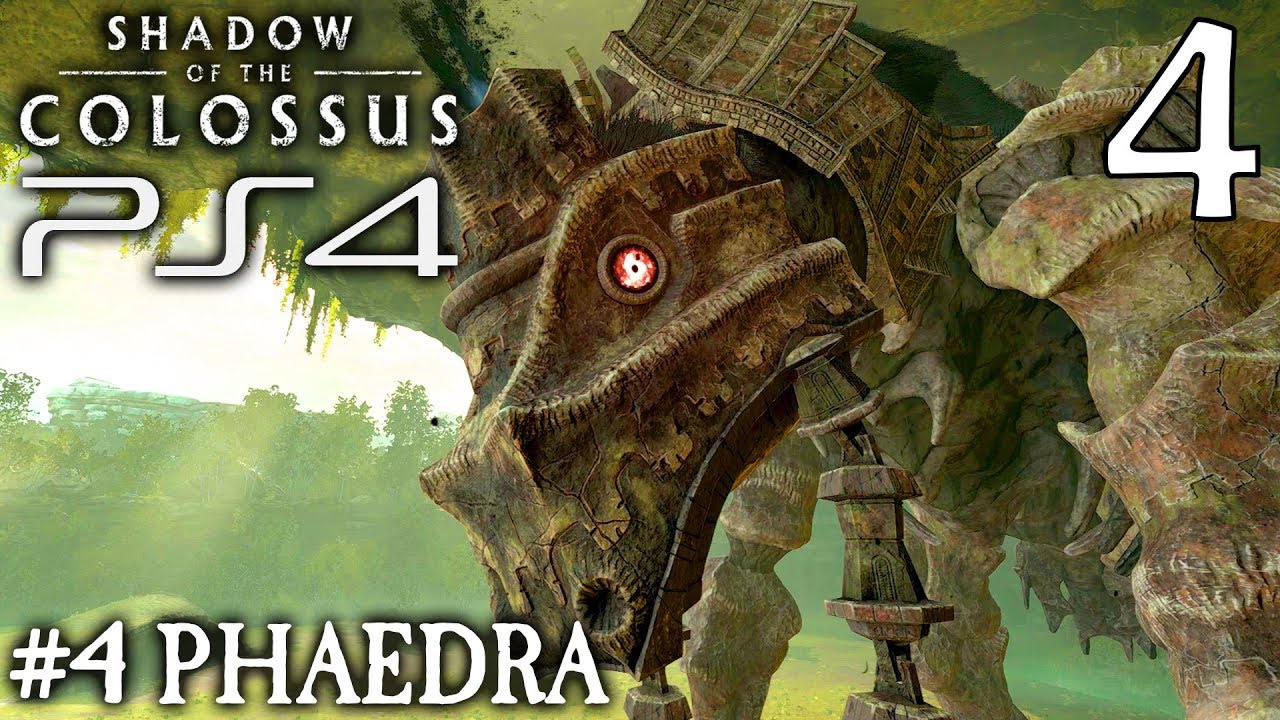 Shadow Of The Colossus PS4 Walkthrough Part - Colossus #4 Phaedra - YouTube