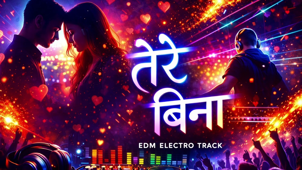 Tere Bina (EDM Electro Fast BPM) | Romantic Bollywood EDM Track 2026
