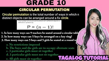 CIRCULAR PERMUTATION GRADE 10 LAS | Tagalog Tutorial | MathTV PH