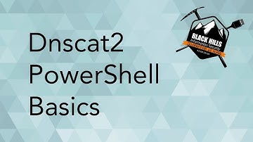 dnscat2 powershell  Basics